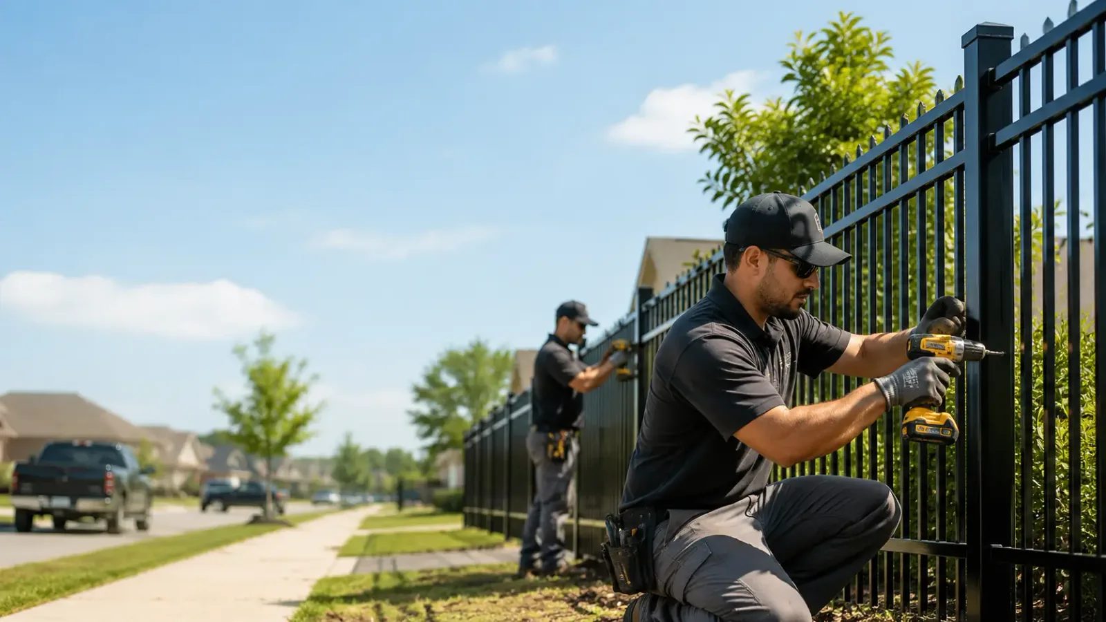 Metal Fence Installation in Gunter, TX